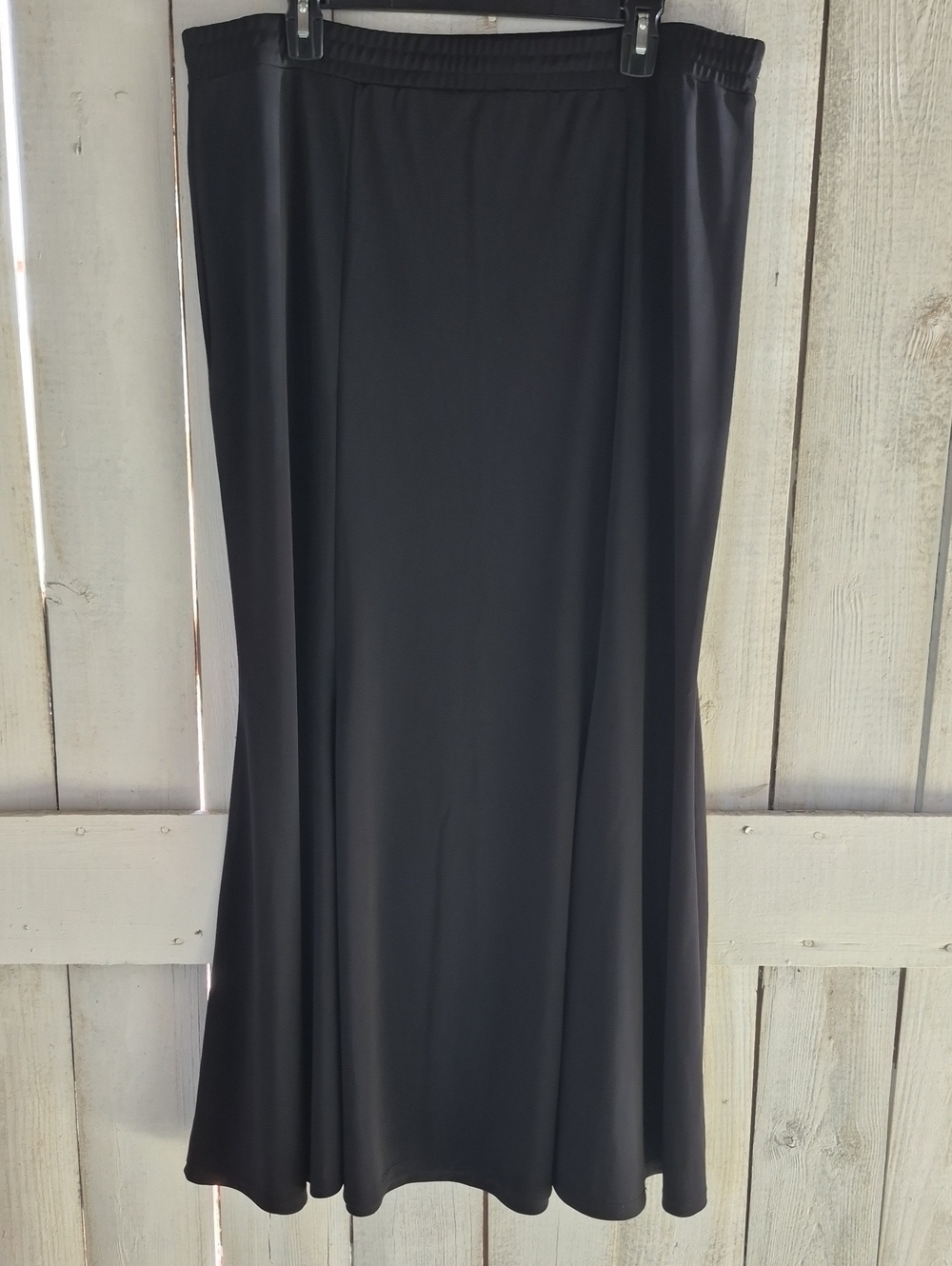 Cato Black Maxi Skirt with Elastic Waistband